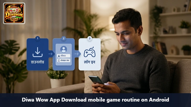 Diwa Wow App Download mobile game routine on Android