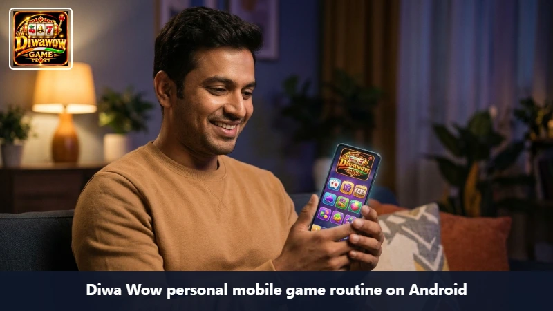 Diwa Wow personal mobile game routine on Android